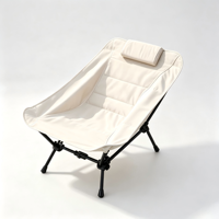 Chaise pliante inclinable de haute qualité en acier carbone et tissu Oxford pour le camping, la pêche, la plage et le parc