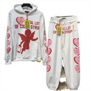 Ensemble de sweat-shirts pour hommes de haute qualité, en coton tissé d'hiver, imprimé, graphique personnalisé, couleur vintage, blocage de couleur, fusion sans couture, séchage rapide - Product Image 4