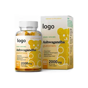 Oem ashwagandha cápsulas de alívio de estresse e ansiedade, aparelhos de suporte para oxigênio, cápsulas de tiroide e imunidade