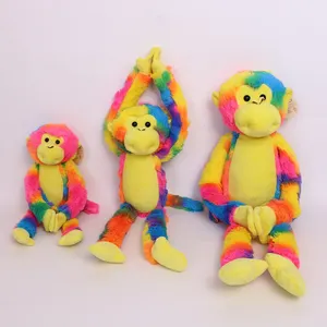 Quick And Free Custom Sample Stuffed Plush Toy Cartoon Baby Toy Cute Smudge Long Arm Monkey Decorative Toy