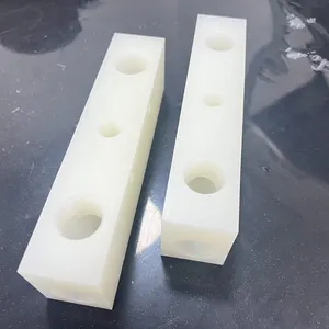 Custom Size UHMWPE Nylon PP Hydraulic Manifold CNC Machined Plastic Manifold 3 Way UHMWPE Polypropylene Manifold