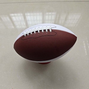 Factory Direct American <b>Football</b> PU Leather Team Logo <b>Machine</b> Stitched OEM Customized for Training Match Team School Club - Product Image 2