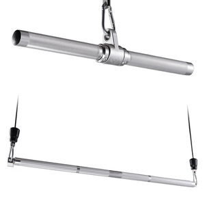 Fixations <span class=keywords><strong>de</strong></span> câble à barre droite en aluminium pour poignée <span class=keywords><strong>de</strong></span> poulie <span class=keywords><strong>de</strong></span> gymnastique - Product Image 3