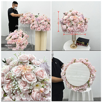 Usine de fleurs artificielles DKB, vente en gros de boules de fleurs, centres de table, roses en soie, grandes boules de fleurs artificielles de 40 cm, 50 cm, 60 cm