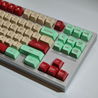 Tecsee Clavier mécanique Keycaps Profil SA Double Shots ABS Langue personnalisée Clavier japonais/allemand Keycaps