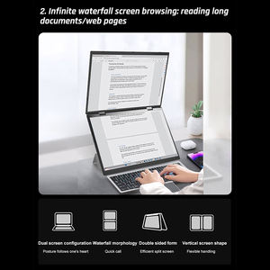 OEM bon marché 2-en-1 double écran 14 ''+ 14'' Ordinateur portable <span class=keywords><strong>tactile</strong></span> 2 1 pour l'éducation personnelle des enfants à la maison avec fonction sans fil - Product Image 5