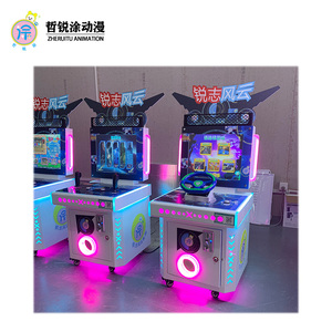 Máy bay sấm sét trẻ em Máy Arcade hoạt động bằng đồng xu thương mại với bảng điều khiển trò chơi đua xe <span class=keywords><strong>Parkour</strong></span> - Product Image 2