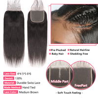 Contoh Gratis Bundel Vendor Rambut Manusia Virgin Candi India dengan Penutup 13X4 4X4 5X5 6X6 7X7 HD Rambut Manusia Lurus Tulang Renda