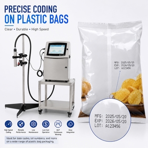Imprimante jet d'encre pour codes QR, codes <span class=keywords><strong>DM</strong></span>, codes GS1 sur boîtes en carton industrielles, sacs en plastique, et dates de péremption par lots - Product Image 1