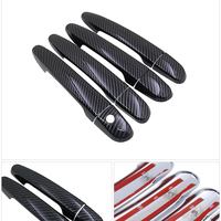 Poignée DE porte extérieure en Fiber DE carbone, 1 — 4 pièces, accessoires pour Mazda 2 demo MK3/MK4 DE DJ, collection 2008-2019 2014 2015