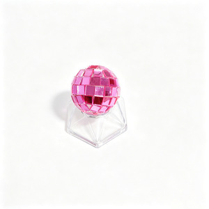 Bola de Discoteca Rosa al por Mayor, Bola de Cristal Espejado Rosa para Decoración de <span class=keywords><strong>Mesa</strong></span> y Suelo, Ideal para Despedidas de Soltera, Fiestas de los 70, Centros de <span class=keywords><strong>Mesa</strong></span> para Bodas, Venta a Granel - Product Image 3