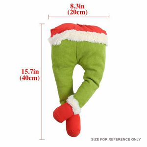 Giáng Sinh Vui Vẻ Trang Trí Sang Trọng Elf Cơ Thể Tay Chân Thú Nhồi Bông Mềm Giáng Sinh Cây Đồ Trang Trí Đồ Chơi - Product Image 4