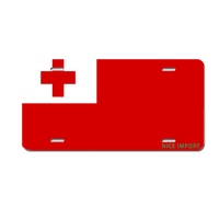 Plaques d'immatriculation personnalisées avec le drapeau des Tonga, plaque d'immatriculation nationale personnalisée, souvenir du pays, cadeau, plaque décorative
