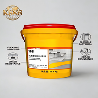 Sikaa Seal 168 Revestimiento Impermeable Flexible a Base de Cemento de Doble Componente Anti-Infiltraciones para Uso en Construcción y Piscinas