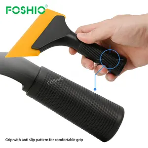 FOSHIO Customize Window Tint Tools Water Wiper Ice Scraper Handle Rubber Blade Squeegee