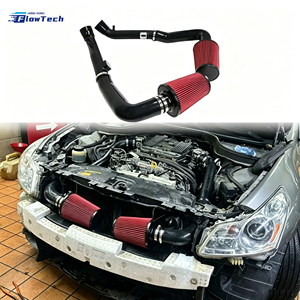 Kit d'admission d'air froid haute performance pour Nissan 370Z Infiniti G37 Q50 VQ37VHR 3.7L V6, tube en aluminium avec filtre à haut débit - Product Image 5