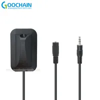 External 3.5mm männlichen zu weiblichen audio jack verlängerung kabel mit wasserdichte kappe für tasche