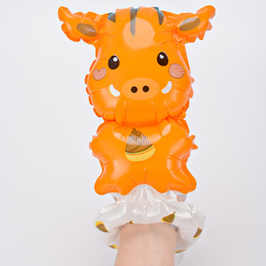 Figura de dibujos animados Animal muñeca globo oso conejo Rana zorro globos de dibujos animados decoraciones para fiesta de <span class=keywords><strong>cumpleaños</strong></span> Baby Shower - Product Image 5