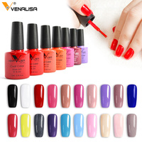 Vernis à ongles en gel Venalisa Nail Art 7,5 ml, 60 couleurs pures tendance, gel UV à faire tremper, vernis à ongles en gel
