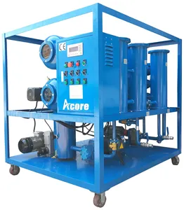 Transformer Oil Purifier Vacuum Oil Dehydration Cleaning Plant Online Transformer Oil Purification Machine