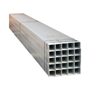 Poste de Cerca Metálico de 45 <span class=keywords><strong>x</strong></span> 75 mm, Tubo Cuadrado de Acero Galvanizado, Tubo Galvanizado S355 de 2.5 Pulgadas <span class=keywords><strong>x</strong></span> 2.5, Tubo Cuadrado Galvanizado - Product Image 1