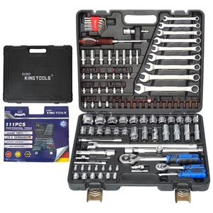 Factory 111PCS <span class=keywords><strong>SOCKET</strong></span> SET Eurokingtools herramientas manuales - Product Image 1