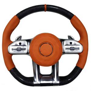 <span class=keywords><strong>Volant</strong></span> de direction en fibre de carbone pour Mercedes Benz W205 W222 W212 <span class=keywords><strong>ML</strong></span> <span class=keywords><strong>W163</strong></span> W164 GLB X247 GLS X166 GLS63 AMG - Product Image 1