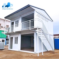 Zhongnan Détachable Personnalisé 3 chambres modulaire moderne 2 étages petite maison préfabriquée mini bureau portable maison en conteneur de luxe