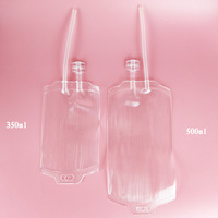 Sac de sang pour boisson, récipient pour boissons, en PVC, tasses de fête d'halloween, Cocktail, avec autocollant, 350ml/500ml, 10 pièces