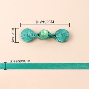 Buena calidad mano chino Cheongsam Jade Pan incienso botón Retro Jade cuentas decoradas accesorios de ropa - Product Image 4