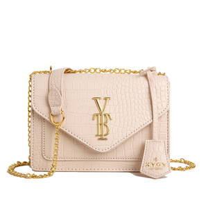 Sac à main carré vintage tendance pour femme, style chaîne polyvalent, doublure polyester, nouvelle collection transfrontalière - Product Image 1