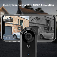 Icam 5000mAh 1080P Hd vidéo sonnette caméra de sécurité pour la maison bidirectionnelle Audio détection de mouvement Oem personnaliser Logo paquet manuel