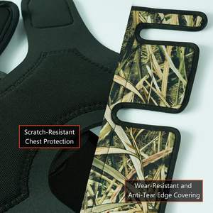 NIBAO – gilet de chasse réglable en néoprène pour <span class=keywords><strong>chien</strong></span>, camouflage imperméable, <span class=keywords><strong>Protection</strong></span> de la poitrine - Product Image 5