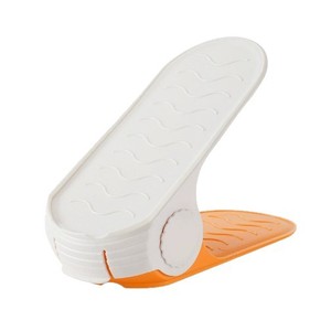 Adjustable Double Layer <b>Shoe</b> <b>Rack</b> Space Saving For Dormitory Home <b>Storage</b> Sports <b>Shoes</b> Organizer With Two Color Design - Product Image 5