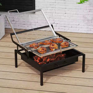 Barbecue à charbon pliable en acier inoxydable, vente directe usine 2026, idéal pour pique-niques et camping - Product Image 1