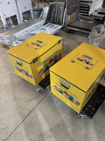 Gerobak Jualan Es Krim Stainless Steel - Gerobak Es Krim Mobile untuk Makanan Ringan