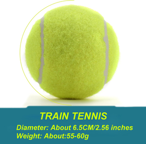 Balles de <span class=keywords><strong>Tennis</strong></span> à rebond élevé 12 pc/pack balles de pratique de pression avancée d'entraînement jaune Fluorescent avec sac en maille - Product Image 3