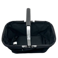 Panier de pique-nique pliable en aluminium et tissu, durable et portable, avec une capacité de 30 L, doublure thermique pour le camping en plein air