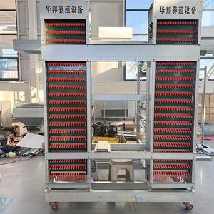 Nuova Gabbia Intelligente Huabang Tipo H per Galline Ovaiole, a 3 o 4 Livelli, per 160 Polli, Gabbia Automatica a Batteria Zincata a Caldo - Product Image 6