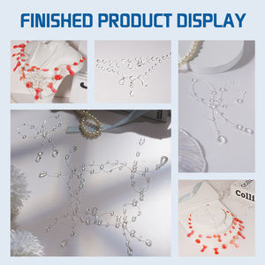 R S Nail Factory Venta directa Claro 200g Resina UV Tipo duro Collar Secado rápido Tipo duro transparente DIY Collar de resina UV Joyería - Product Image 4