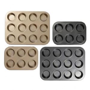 Plateau à pâtisserie demi-rond en acier inoxydable, <span class=keywords><strong>plaque</strong></span> à <span class=keywords><strong>pizza</strong></span> en aluminium de 14 pouces, <span class=keywords><strong>plaque</strong></span> à muffins jumbo de 6 tasses, <span class=keywords><strong>plaque</strong></span> à tarte en métal, <span class=keywords><strong>plaque</strong></span> à pâtisserie en aluminium - Product Image 4