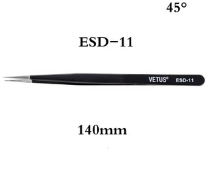 Vetus — pincettes droites et courbées, ESD-12, ESD-15 originales, de qualité <span class=keywords><strong>suisse</strong></span>, pour extension de cils - Product Image 5
