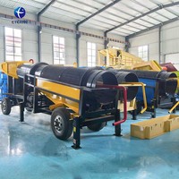 Ensemble de traitement de minerai d'or alluvionnaire à petite échelle 50T/H, installation de lavage d'or alluvionnaire personnalisée