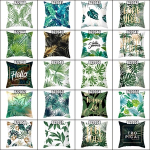 Ruiyi Tùy Chỉnh 18 "Trang Trí Nội Thất Gối Trường Hợp Nhiệt đới Lá Cây In Cotton & Polyester Đệm Bìa - Product Image 3