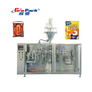 Horizontal Full Automatic Coffee Powder Pouch Doy Pack Premade Bag Filling Packing Machine