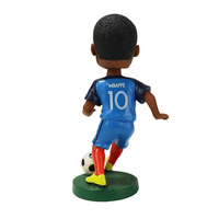Personnalisable Joueur de Football Figurine Bobblehead Résine Artisanat Cadeau Décoratif Sculpture Figurines Bobblehead Résine Gif Figurines