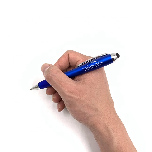 Wholesale Best Price Custom Logo Ballpoint Pen Many Colors Plastic Click Pen with 0.5 mm Writing Width