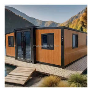 Multi-Space-Expand able-Container-Homes Erweiterbarer Container haus anhänger Mobil heim Doppelflügel-Erweiterungs raum - Product Image 1