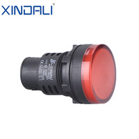 AD22-30DS Panneau de commande électrique à montage sur panneau de 30 mm Voyant lumineux rouge