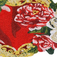 Patch de broderie ange fleur de mariage personnalisé en gros